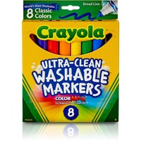 Crayola Super Tips Washable Markers - Conical Marker Point CYO585100, CYO  585100 - Office Supply Hut