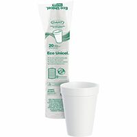 Dixie Squat Cold Cups by GP Pro 50 Pack Clear PETE Plastic Soda