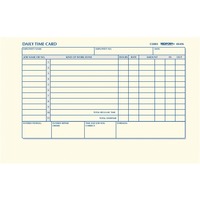 rediform daily time clock cards gummed 1 part 4.25" x 7" sheet size rediform daily time clock