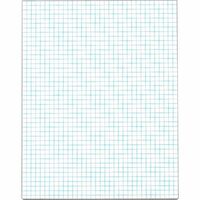50 Sheets/Pad 1 Pad Letter Size Cross Section Pad 1 Pad 5 Squares/Inch Quadrille Rule White 