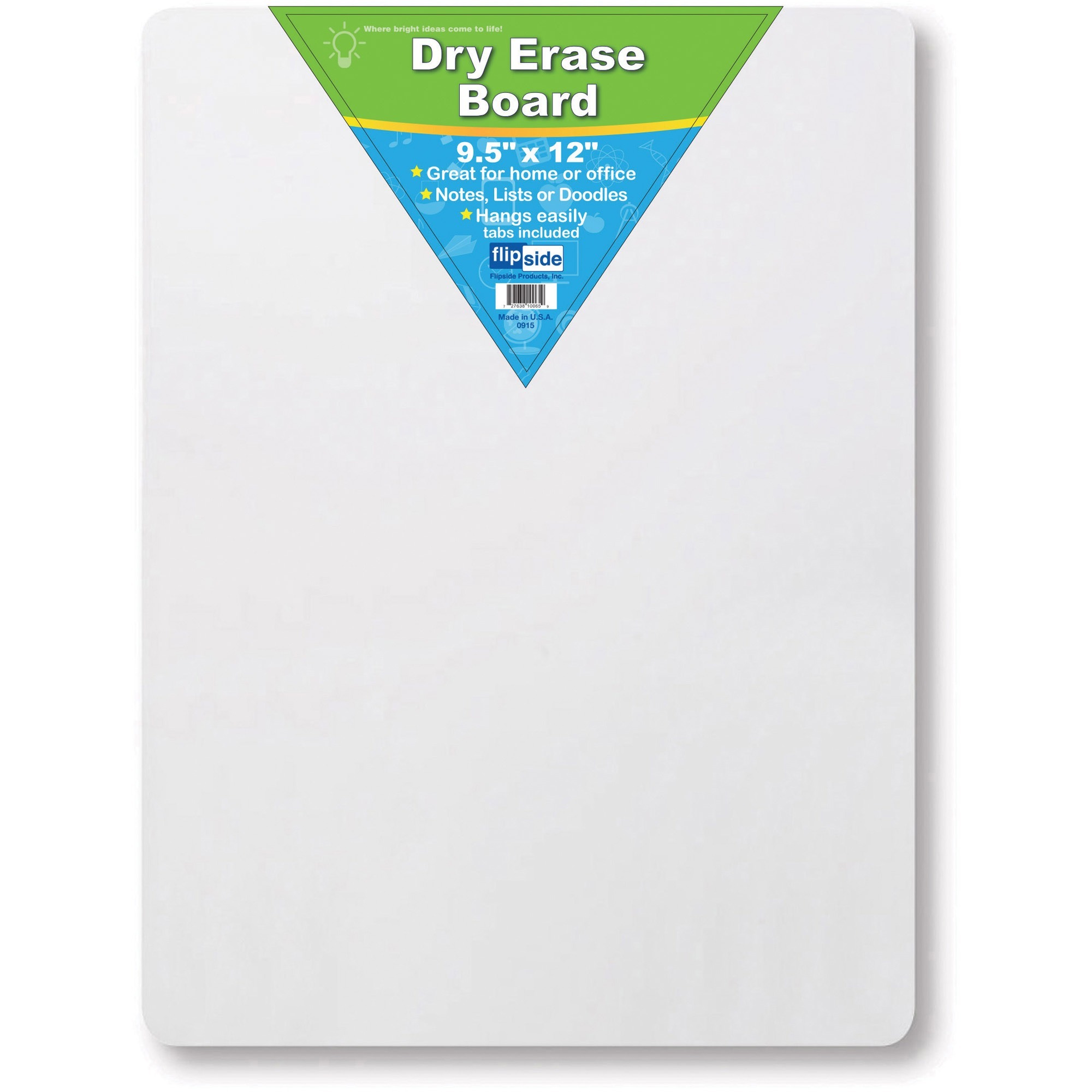 Download Flipside Round Corners Dry Erase Lap Board - 9.5" (0.8 ft) Width x 12" (1 ft) Height - White ...