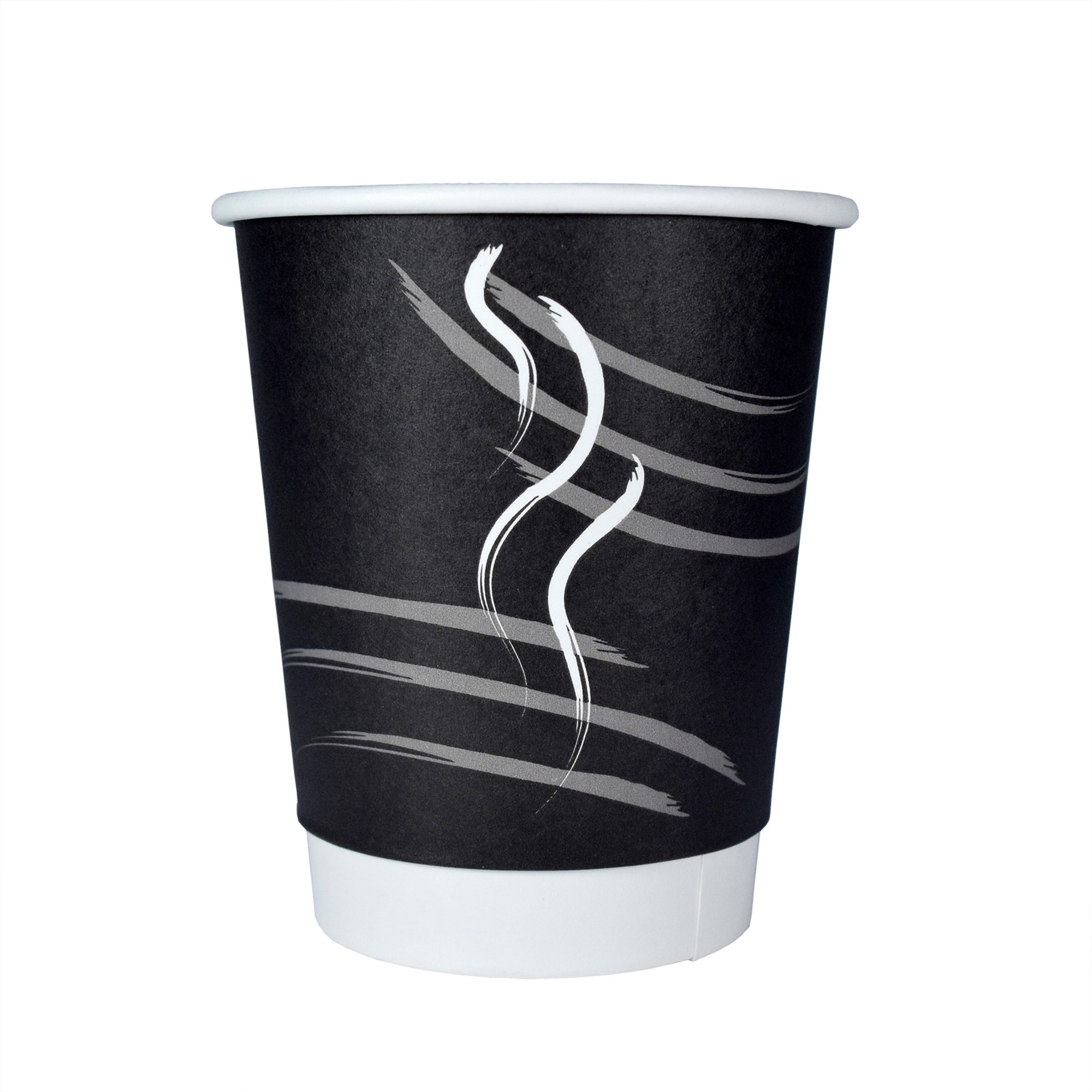 RDI 9 oz Single Wall Wrapped Hot Paper Cups 1000 / Carton White