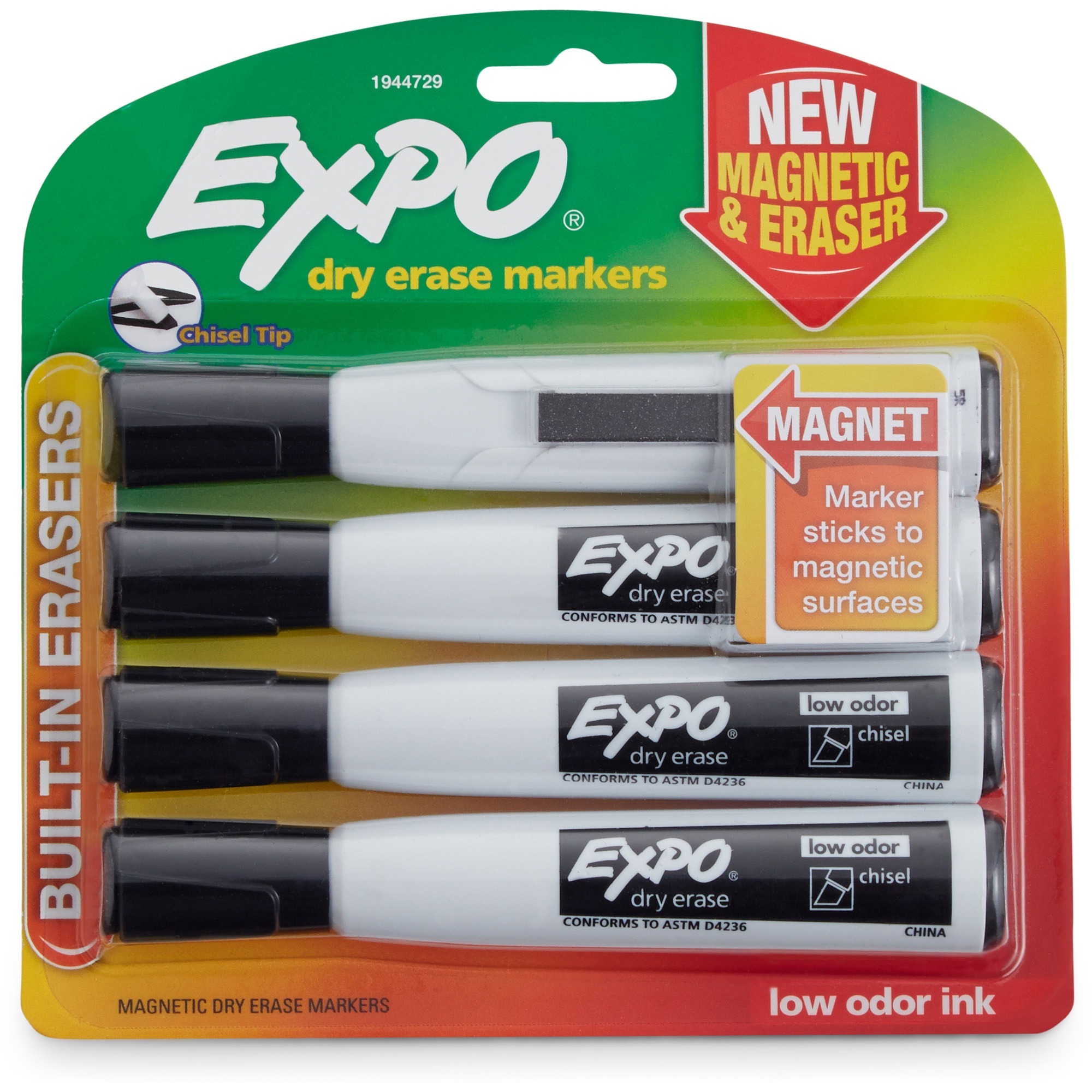 Sanford Magnetic Dry-erase Marker - Broad, Medium, Fine Marker Point ...