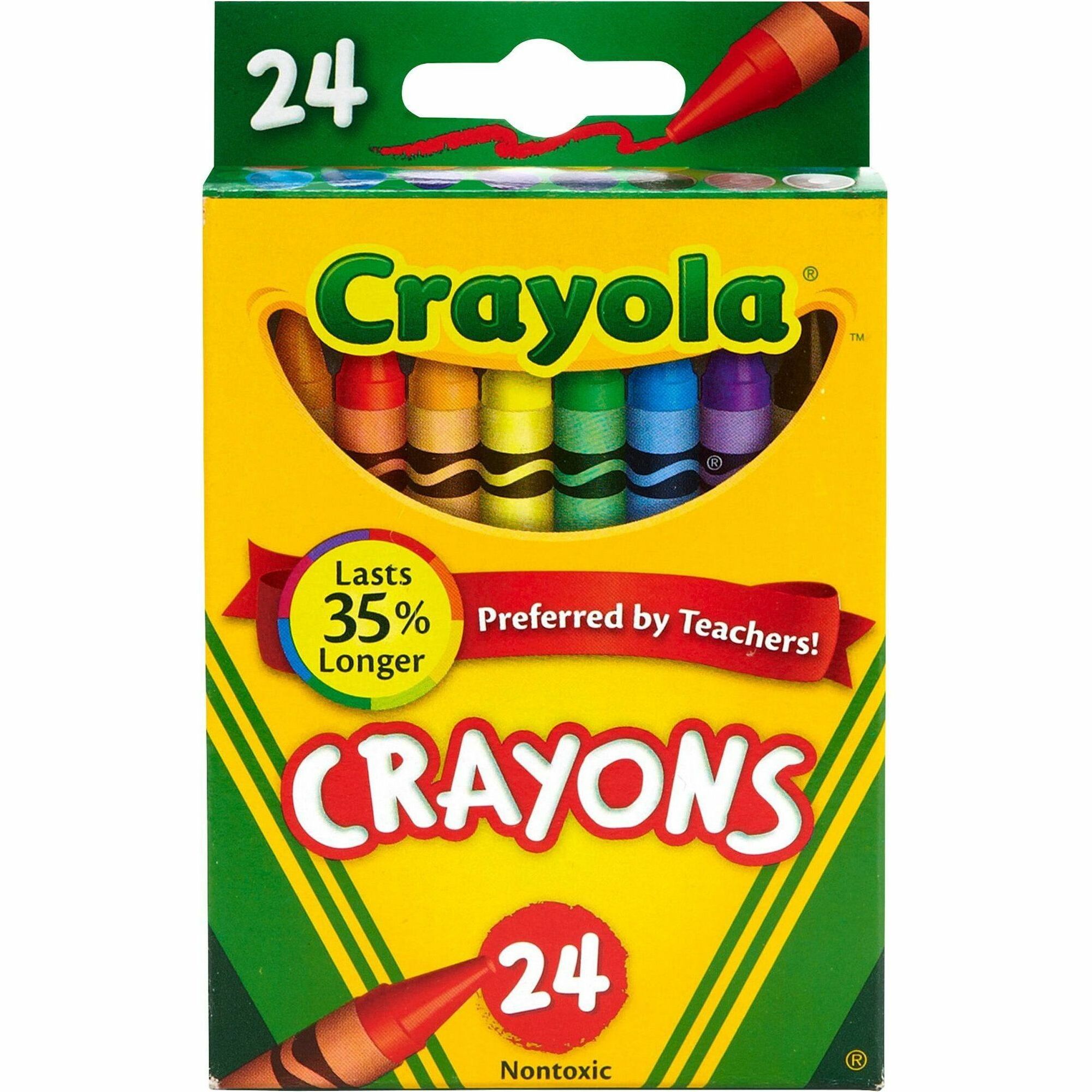 Prang Wax Crayons - Assorted - 8 / Box
