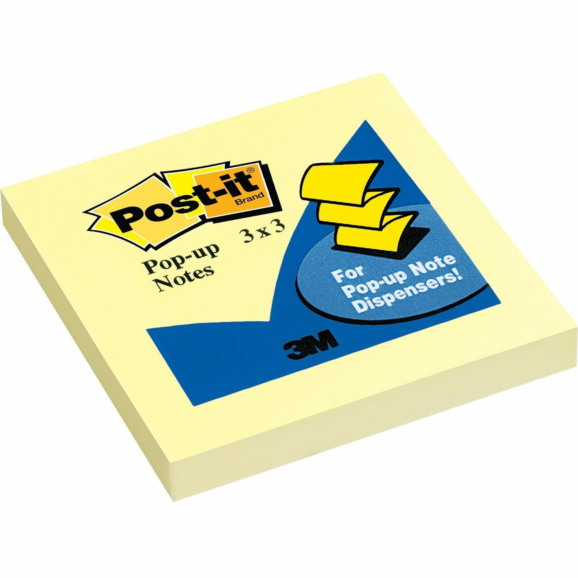 Post-It® Note Block - Black/Canary Yellow - October's Very Own