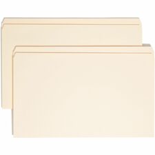 Smead Straight Tab Cut Legal Recycled File Folder - Case of 100 Folders