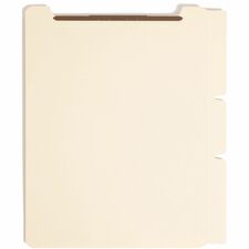 Smead Self-Adhesive Folder Dividers with Twin-Prong Fastener - Case of 100