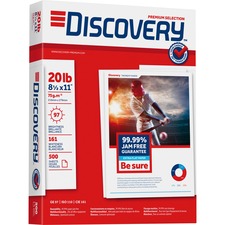 Discovery Premium Selection Laser, Inkjet Copy & Multipurpose Paper - 500 Sheets - Case of 10