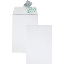 Quality Park Redi-Strip White Catalog Envelopes - 6"W x 9"L - Case of 100 Envelopes