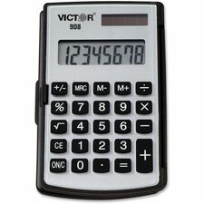 Compucessory Dual Power Pocket Calculator w/ Wallet  