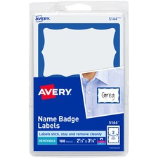 Avery Self Adhesive Name Badge Label