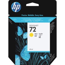 HP 72 Yellow Ink Cartridge - Inkjet - 1 Each