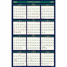 House Of Doolittle Reversible Planner Julian Dates 1 Year January 21 July Till December 22 June 24 X 37 Sheet Size 1 50 X 1 B Dailey Solutions