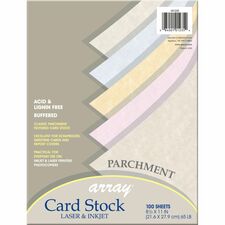 Pacon Card Stock 8.5x11 100 Sheets Assorted Colors