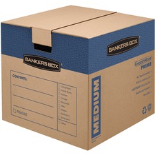 Bankers Box SmoothMove Moving Boxes - 18"W x 18"D x 16"H - Case of 8 Boxes