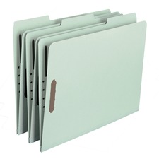 Smead 100% Recycled Fastener Folders - Case of 25