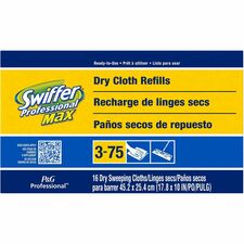 Swiffer Max Dry Cloth Refills - Case of 16 Cloths