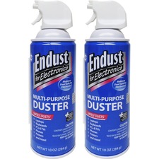 Endust Multi-Purpose Air Duster - Package of 2 Cans