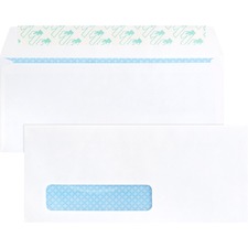 Business Source Security Tint Window Envelopes - Case of 500 Envelopes