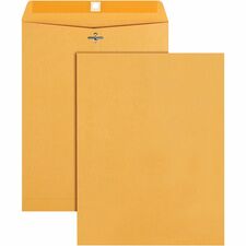 Business Source Heavy-Duty Clasp Envelopes - 9 1/2" x 12 1/2" - Case of 100 Envelopes