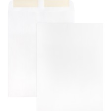 Business Source 28 lb. White Catalog Envelopes - 9" x 12" - Case of 250 Envelopes