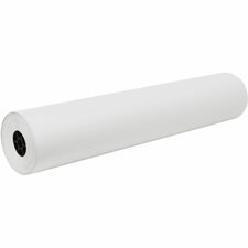 Pacon Decorol Flame-Retardant Art Paper Roll - 36"W x 1000'L - White