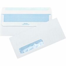 Business Source No.10 Standard Window Invoice Envelopes - Case of 500 Envelopes