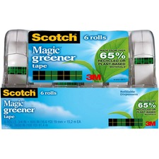 Scotch 3/4"W Magic Greener Tape - Case of 6 Dispensers
