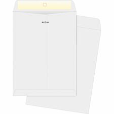 Business Source Double-Prong Clasp Envelopes - 9" x 12" - Case of 100 Envelopes