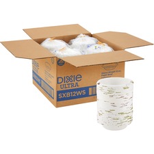 Dixie Ultra 12 oz. White Paper Bowls - Case of 500 Bowls