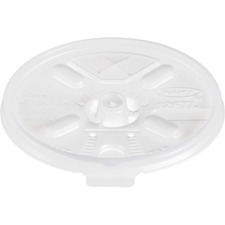 Dart Lift-n-Lock Translucent Coffee Cup Lids - Case of 1000 Lids