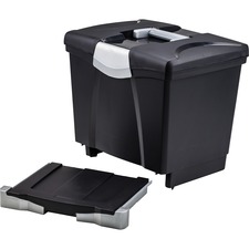 Storex Portable file Box with Drawer
