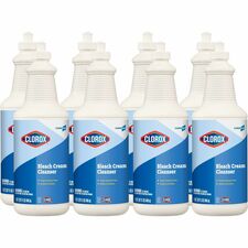 Clorox Commercial Solutions Bleach Cream Cleanser - Case of 8 Bottles