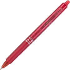 Pilot FriXion .7mm Clicker Erasable Red Gel Pens - Case of 12 Pens
