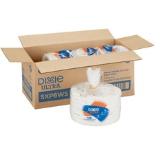 Dixie Ultra 6" Heavy Weight Paper Plates - Case of 500 Plates