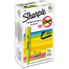 Sharpie Tank Highlighters - Assorted Colors - Case of 12