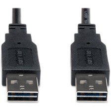 Tripp Lite 3' USB 2.0 High Speed Reversible Connector Cable (Universal M/M)
