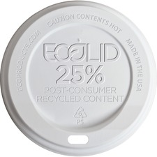 Eco-Products Evolution World Hot Cup Lids - Case of 1000 Lids