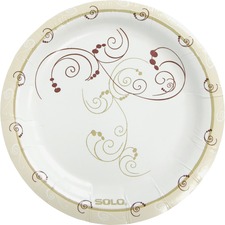 Solo 6" Heavy Weight Paper Plates - Case of 125 Plates