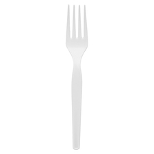 Dixie Medium-Weight Disposable Forks - White