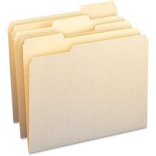 Business Source WaterShed CutLess File Folders - Case of 50 Folders