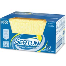 Sertun Rechargeable Sanitizer Indicator Towels - Case of 150 Towels