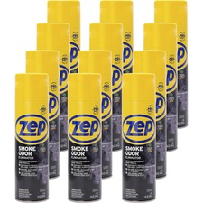 Zep Professional Strength Smoke Odor Eliminator - Fresh Scent - Case of 12