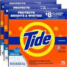 Tide Powder Laundry Detergent - Case of 3 Boxes