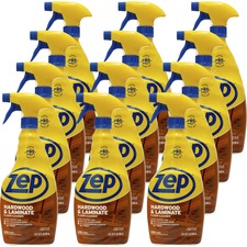 Zep Hardwood & Laminate Floor Cleaner - Case of 12 Spray Bottles