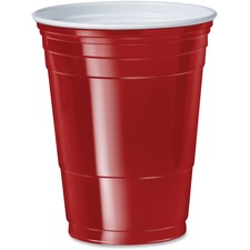 Solo Cup 16 oz. Plastic Party Cups - Red - Case of 50 Cups