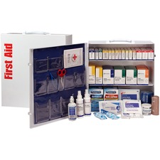 First Aid Only 3-Shelf First Aid Cabinet with Medications - 675 Pieces