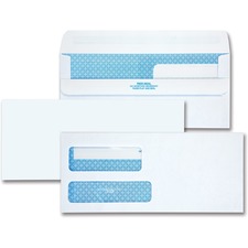 Quality Park Double Window Redi-Seal Envelopes - Case of 250 Envelopes