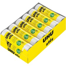 Saunders UHU Stic Washable Glue Stick - Case of 12 Sticks