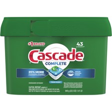 Cascade Complete Dishwasher Packs - Case of 43 Pods